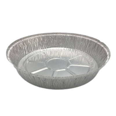 Longstar Disposable Round Aluminum Foil Tray With Reinforced Rim for Baking Roasting Serving and Catering photo-3
