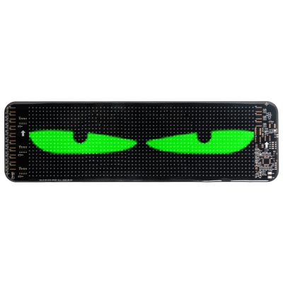 LED Pixel Soft Display Pattern Animation Mobile APP Control Flexible USB Car Screen DIY Text Wireless Lan Connection