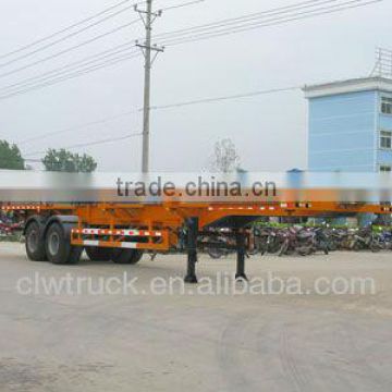 2axle 40FT flatbed container semi trailer