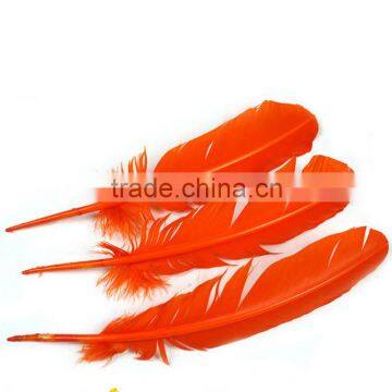 wholesale feather factory dyed red feathers turkey