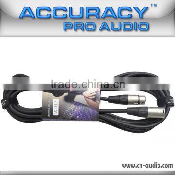 10FT XLR Male To XLR Female High Grade Low Noise Microphone Cable With Black PVC MC042-10FT