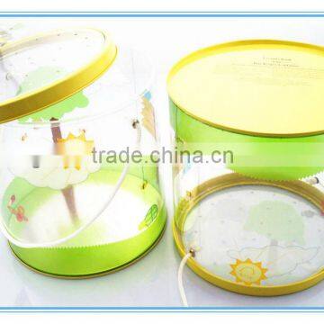 Chinese factory directly plastic bucket with tinplate edge