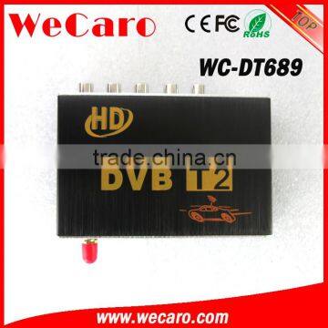 Wecaro WC-DT689 car digital tv receiver dvb-t2 for France