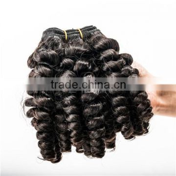 100% virgin asian cambodian super line human hair weave extensions egg curl