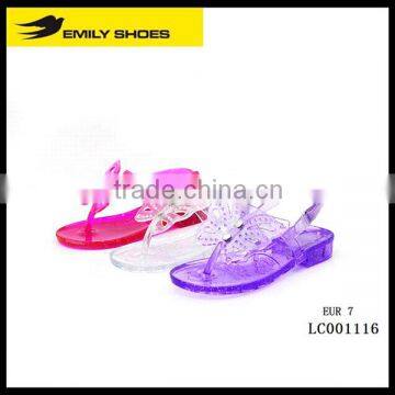 Beautiful kids shoe kids pvc cheap jelly sandal