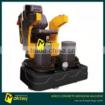 large width 8 head ride-on floor concrete grinding machine for sale MT003