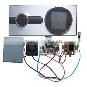 Plastic electronic panel for safes and doors