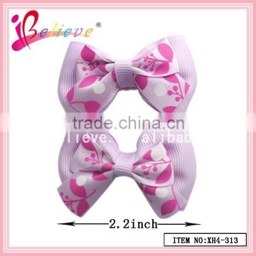 2015 new hair styles ribbon bow hair clips wholesale korean hair bows jewelry