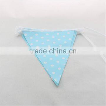 Professional Party Supplier Dotted Paper Flags for Baby Shower photo-3