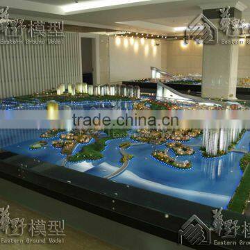 Beautiful house model with architecture model furniture