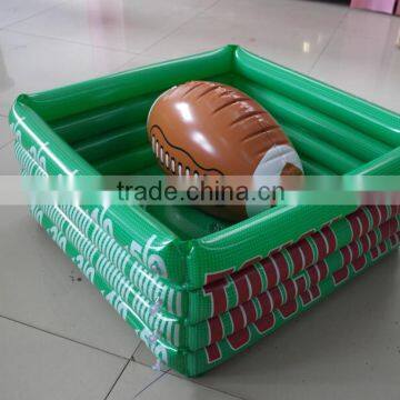 Pvc Inflatable Rugby Beer Cooler /inflatable Rugby Ice Cooler