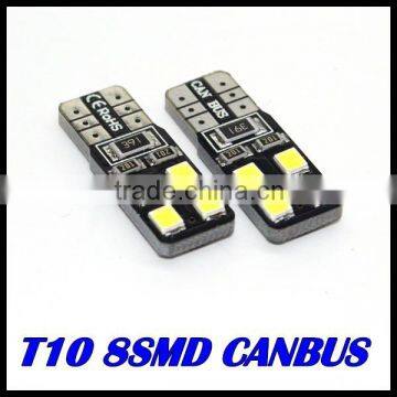 T10 Canbus bulb 194 168 W5W 5630 5730 8LED SMD Car Side Wedge Light Bulb Error Free Auto Car clearance light