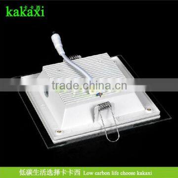 Dimmable 6w 12w 18w Square Glass LED Panel Light SMD 5730 LED Square Kitchen Lamp Indoor Lighting photo-2