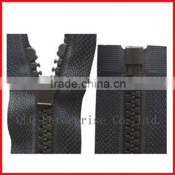 Black Plastic Zipper