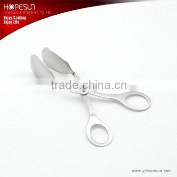 Food grade stainless steel scissor tongs