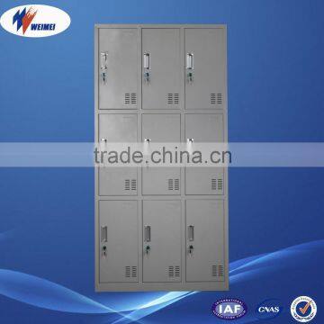 Steel Lockable Clothes Wardrobe Cabinet for Office, School, Factory