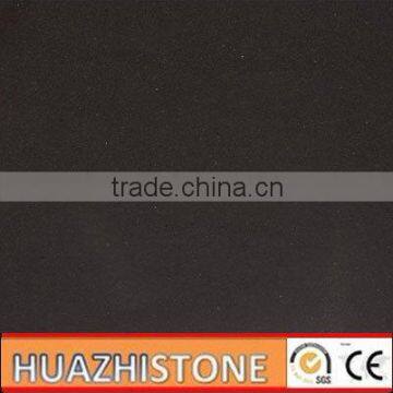 xiamen high quality black quartz stone slab on sale