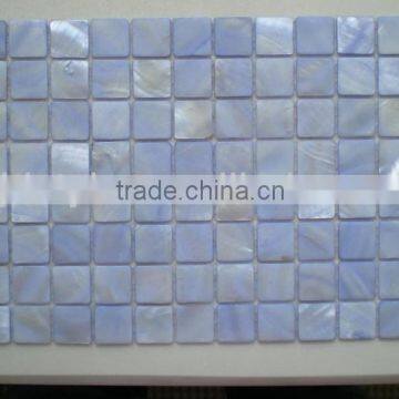 elegant light blue shell mother of pearl Mosaic