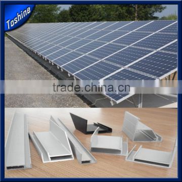 aluminium section for solar panels