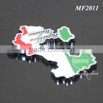 Italy Map Shape Travel Souvenirs Tourist Promotion Custom Metal Fridge Magnet Sticker photo-5