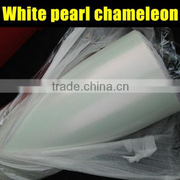 Pearl Chameleon White to Pink 1.52*20m with Air Free Bubbles