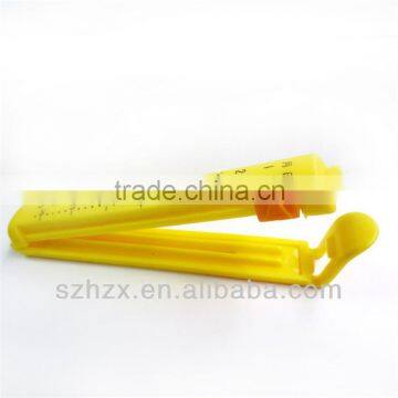 Plastic date record chip bag clips/diy plastic bag sealer chip clips