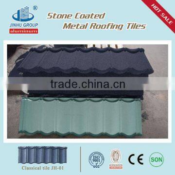 Outdoor canopy spanish roof stone coated metal roof tile factory in China