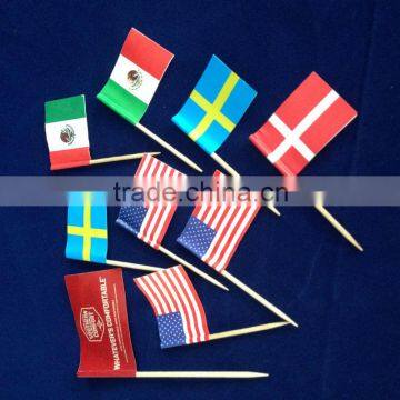 Promotion Paper Flag /Wooden Flag Toothpick