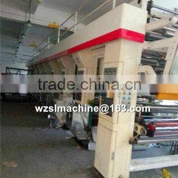 Economical gravure printer 8 color rotogravure printing machine for sale