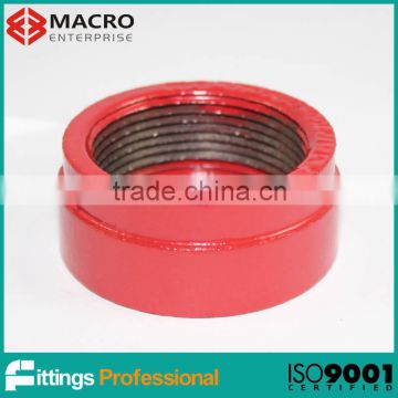 ductile iron grooved short coupling with female threads