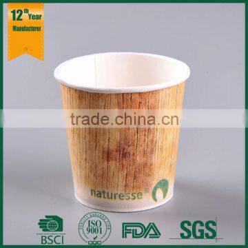 Biodegradable coffee cups,PLA single wall paper cup,PLA cup