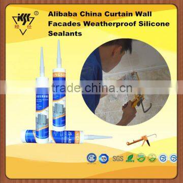 Alibaba China Curtain Wall Facades Weatherproof Silicone Sealants