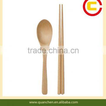 Natural bamboo tableware set bamboo chopsticks and spoon