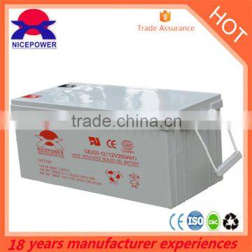 12V 200AH AGM SMF Gel Storage Deep Cycle Solar Battery 12V 200AH Hot Sales in Egypt Market