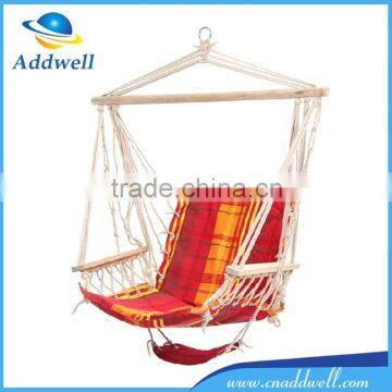 Outdoor leisure garden canvas hammock swing chair