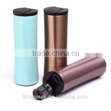 2015 Best Selling starbucks coffee mug/ Insulated coffee mug/stainless steel travel mug/Thermo mug/paper inserting mug