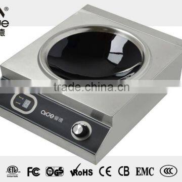 good quality high efficiency 5000W induction wok burner