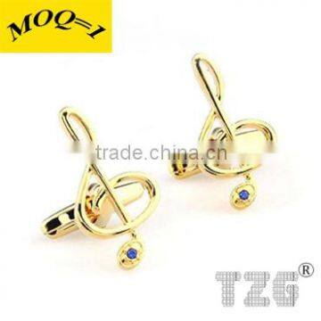 TZG09610 Fashion Cuff Link Music Note Cufflink