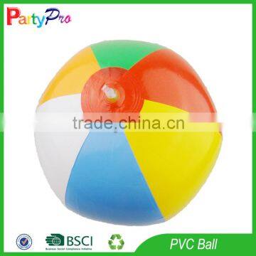 Partypro Best Selling Items 6 Panel Standard Size PVC Material Beach Ball