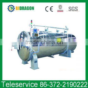 Stainless steel steam autoclave sterilizer for packaged food