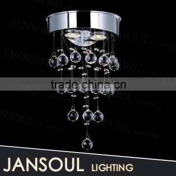 popular new design funky wholesale wall lighting products decorative chrome hanging crystal ball drop chandelier