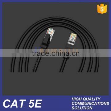 HUIYUAN best quality CAT 5E Elegant Black Network cat6 patch cord 2m 3m 5m