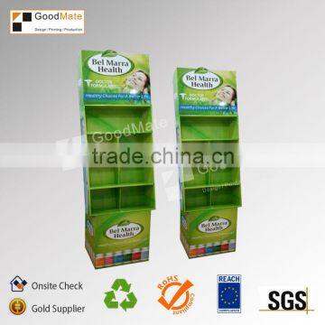 fruit juice bottle advertising tray floor stand