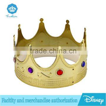 Custom Jewelry Plastic Gold King Tiara Crown