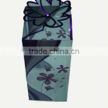 plastic pvc gift packaging box