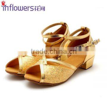 Dance shoes of ballroom salsa latin girls