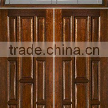 Double Unique Door Designs With Round Transom DJ-S8488SR-1