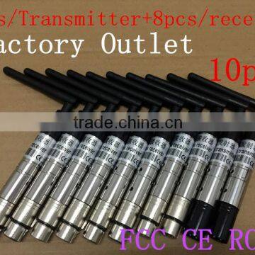 2.4G DM512 Wireless Transmitter Receiver Wireless Controller Stage Lighting 2.4G Wireless Transceiver 10PCS