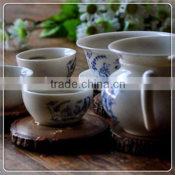 Customize Logo Printed Wood Cup Mat