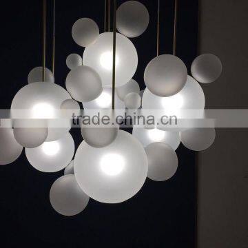 Forest White Glass Chandelier Lamp LED Chandelier Lighting for Interior Design & Wedding Decoration photo-2